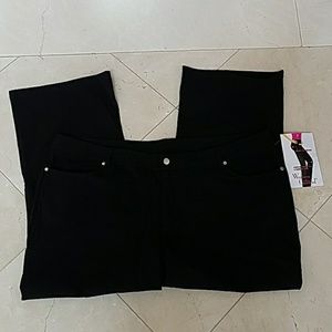 New Black Pants size 3XP Women with control brand.
